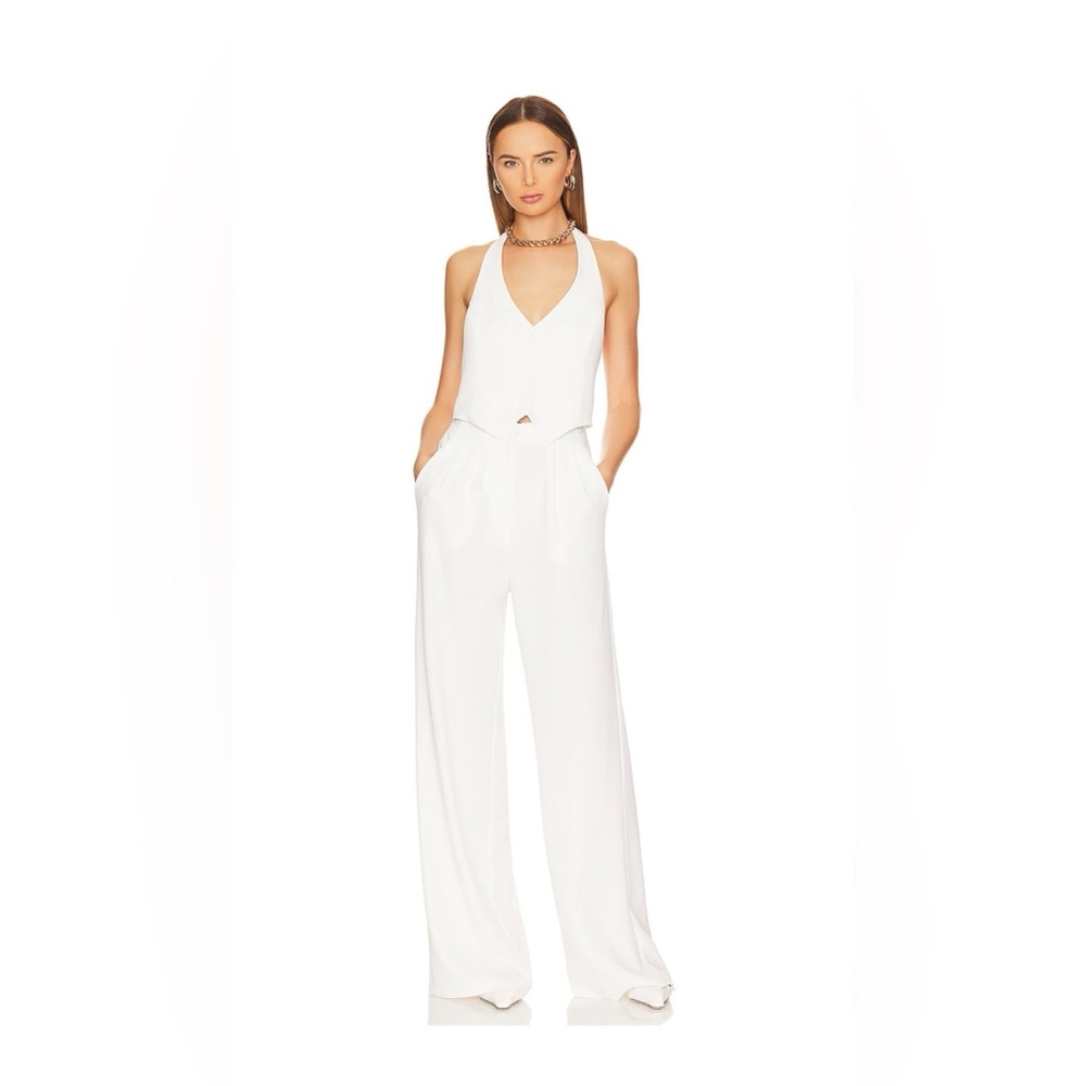 Amanda Uprichard White Jumpsuit NWT Revolve